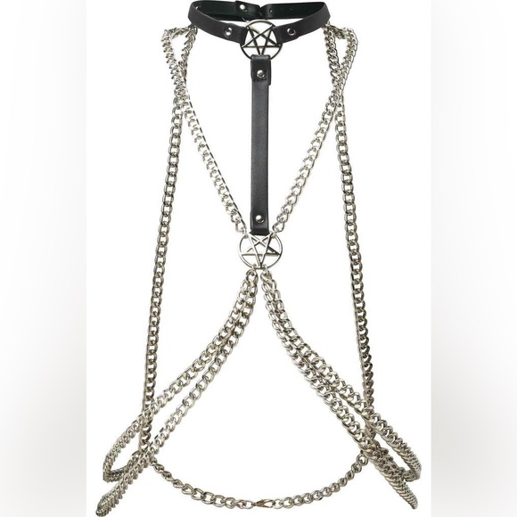KILLSTARR KASHA METAL CHAIN HARNESS - OS - Picture 3 of 7